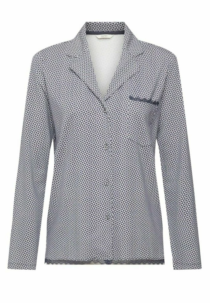 Esprit MIT SPITZE - Pyjama Top - Navy - Image 5