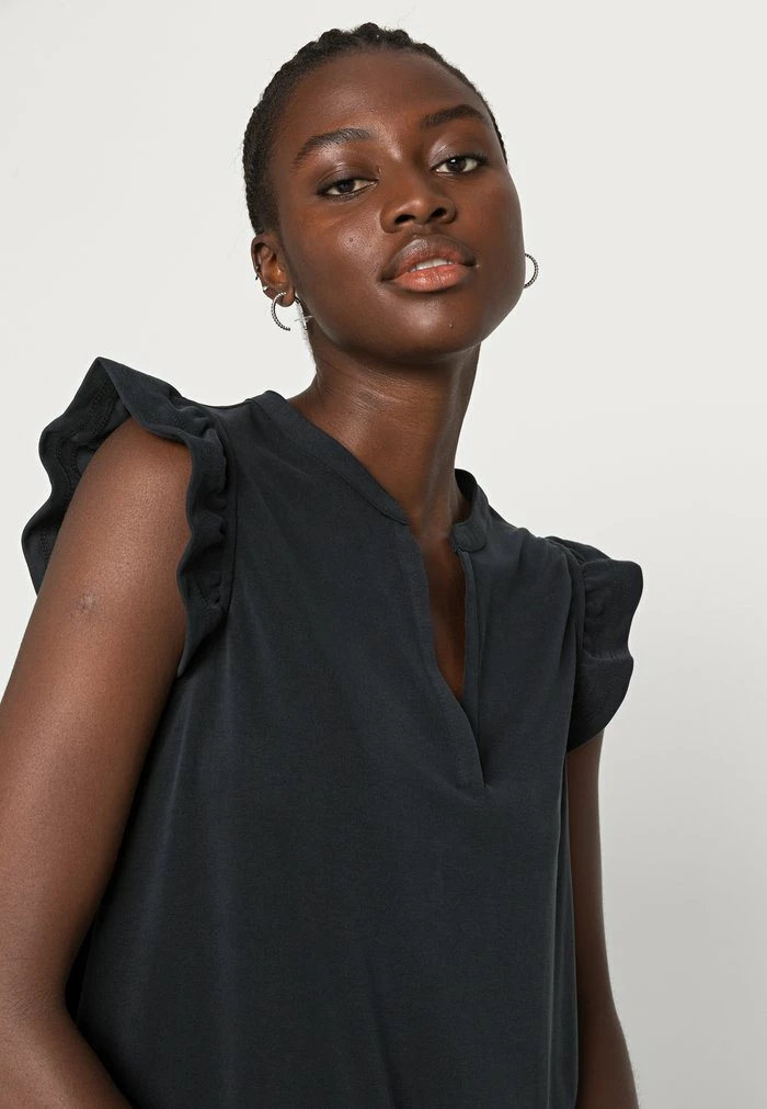 Esprit Jersey Dress - Black - Image 5