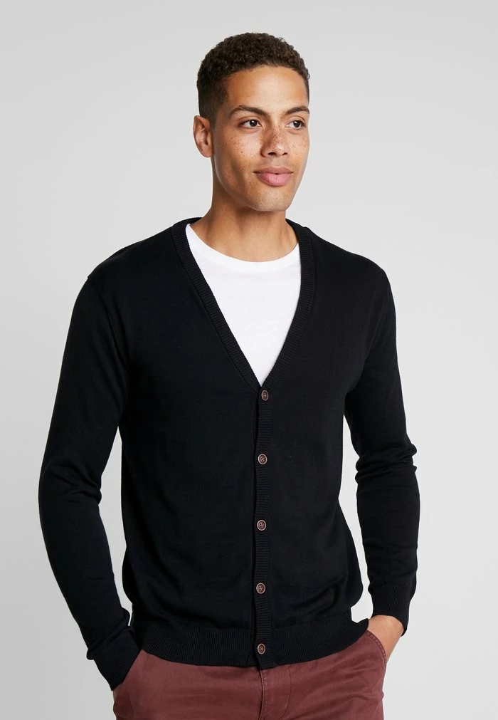 Esprit BUTTON CARD - Cardigan - Black 1 Esprit BUTTON CARD - Cardigan - Black