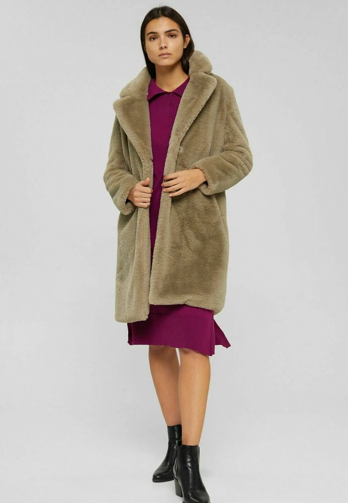 Esprit FLAT - Jumper Dress - Plum Red - Image 2