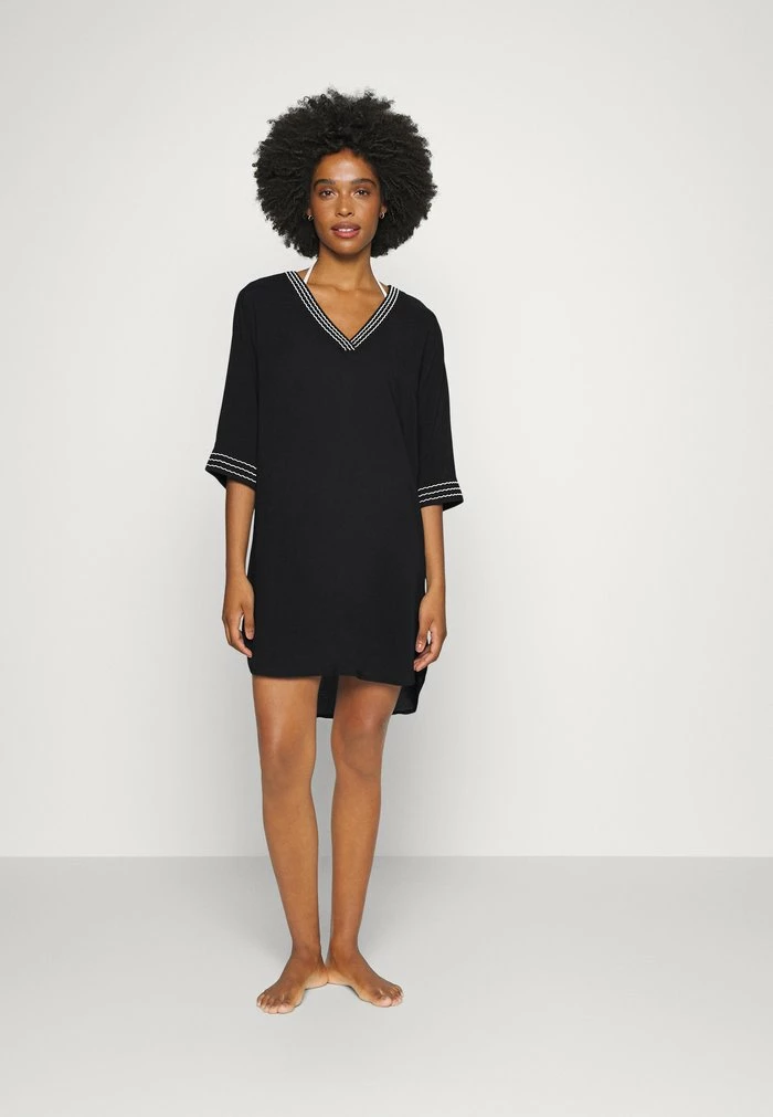 Esprit ROBINS BEACH WOVEN TUNIC - Beach Accessory - Black