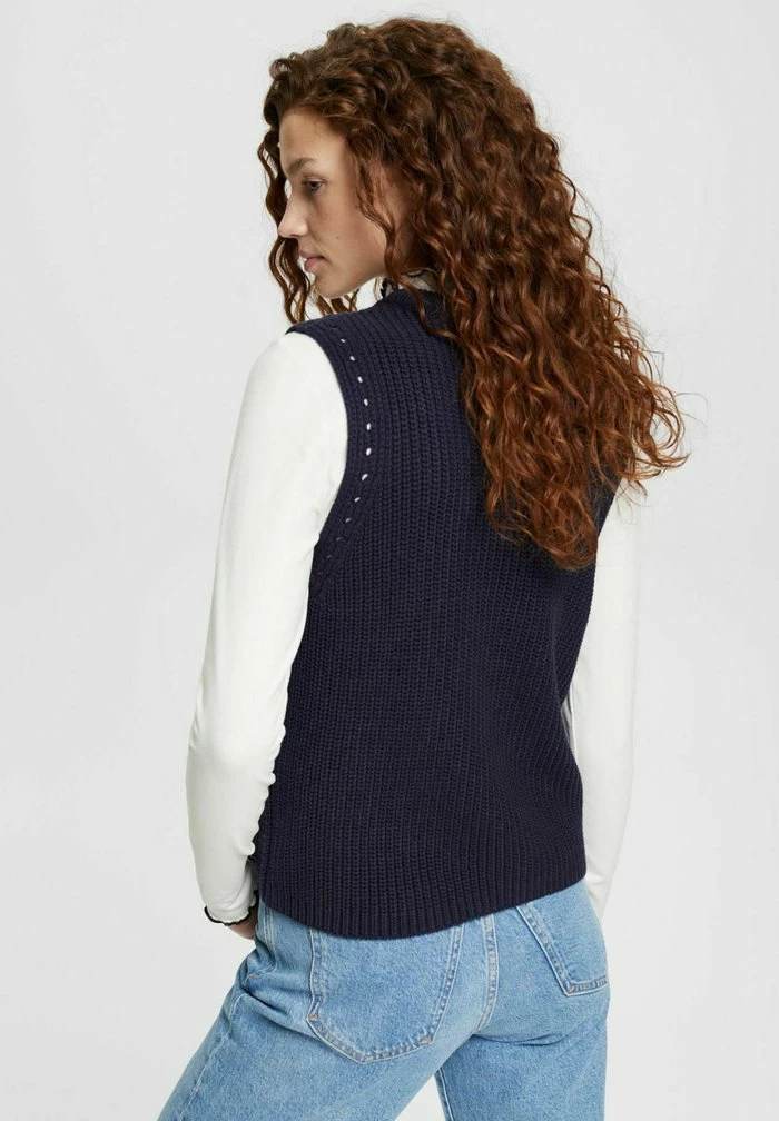 Esprit VEST - Top - Navy - Image 3