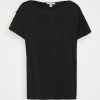 Esprit BUTTON - Basic T-shirt - Black