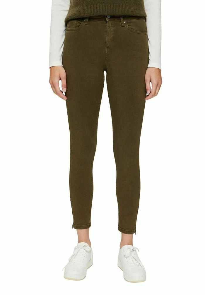Esprit Trousers - Dark Khaki - Image 4