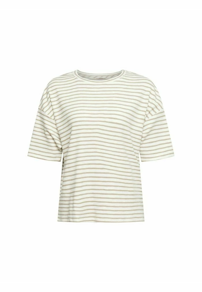 Esprit MIT STREIFENMUSTER - Print T-shirt - Off White - Image 9