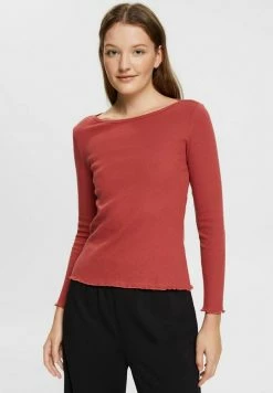 Esprit Long Sleeved Top - Terracotta