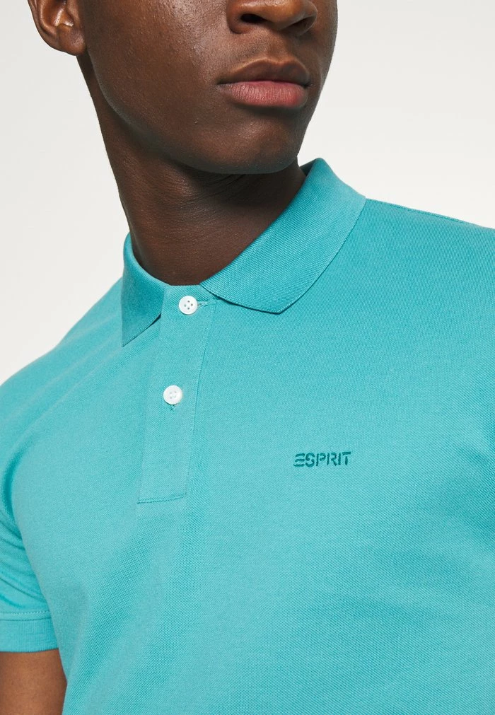 Esprit Polo Shirt - Teal Blue - Image 6