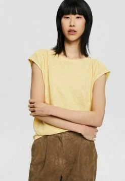 Esprit Basic T-shirt - Dusty Yellow