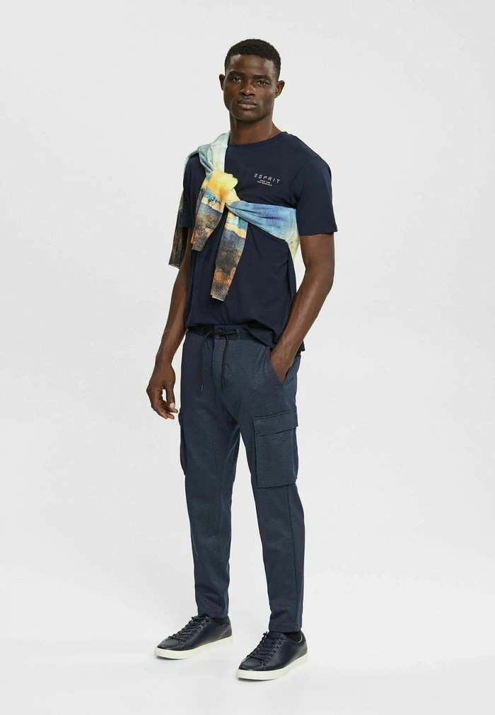 Esprit FIT - Cargo Trousers - Blue - Image 6