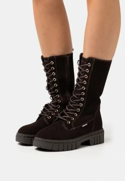 Esprit Lace-up Boots - Dark Brown