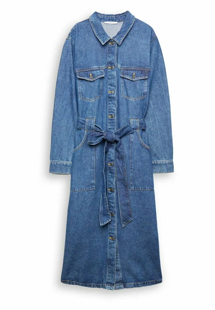 Esprit Denim Dress - Blue Dark Washed