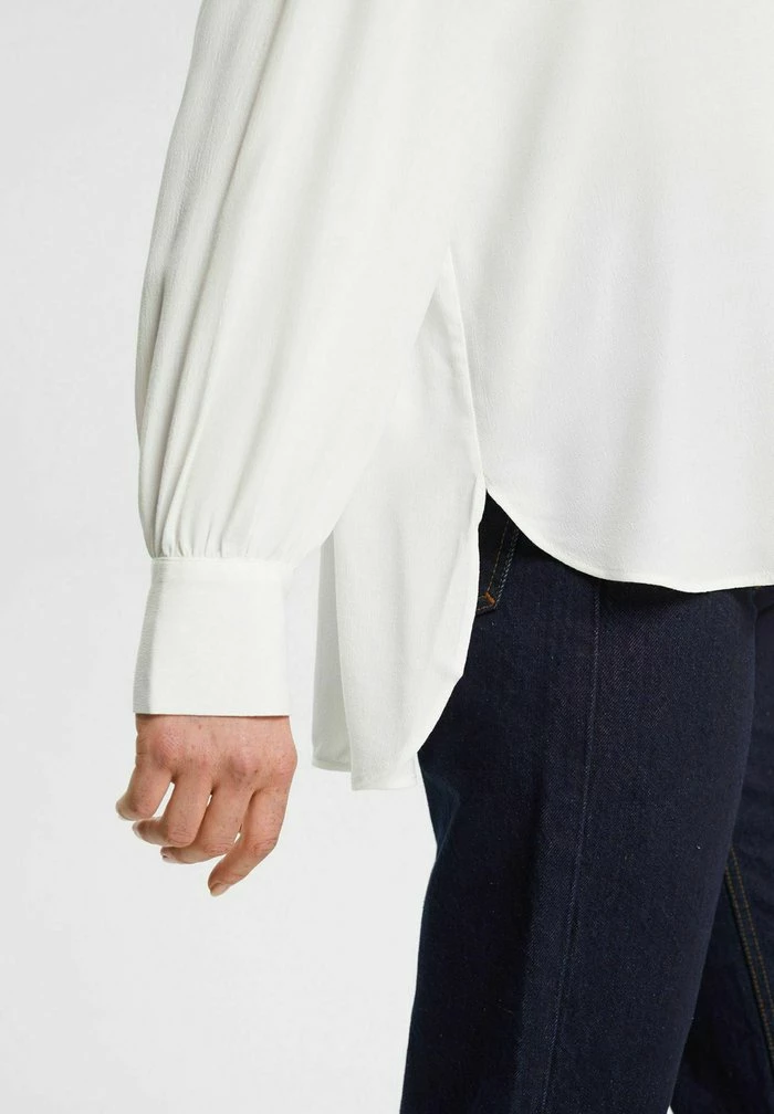 Esprit Button-down Blouse - Off White - Image 4