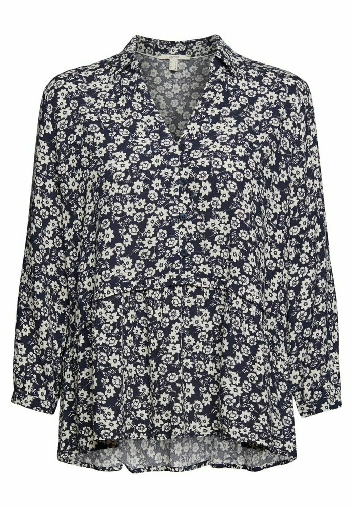 Esprit MIT RÜSCHENKANTE - Blouse - Navy - Image 5