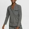 Esprit MIT SPITZE - Pyjama Top - Black