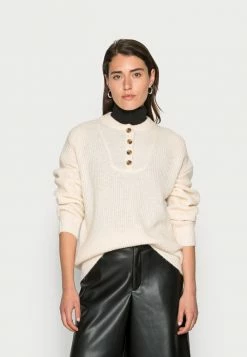 Esprit BUTTON - Jumper - Off-white