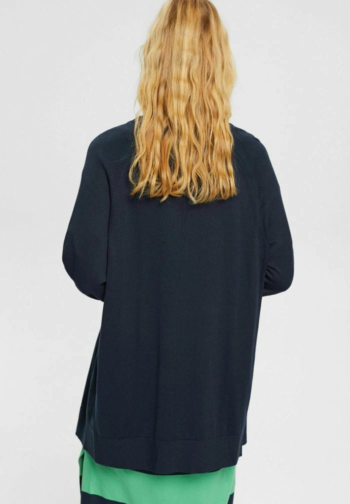 Esprit OPEN CARDIGAN - Cardigan - Navy - Image 2
