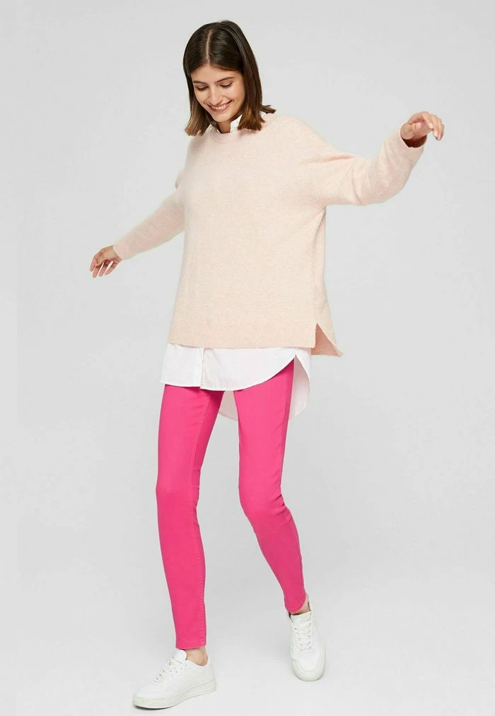 Esprit SKINNY - Trousers - Pink Fuchsia - Image 2