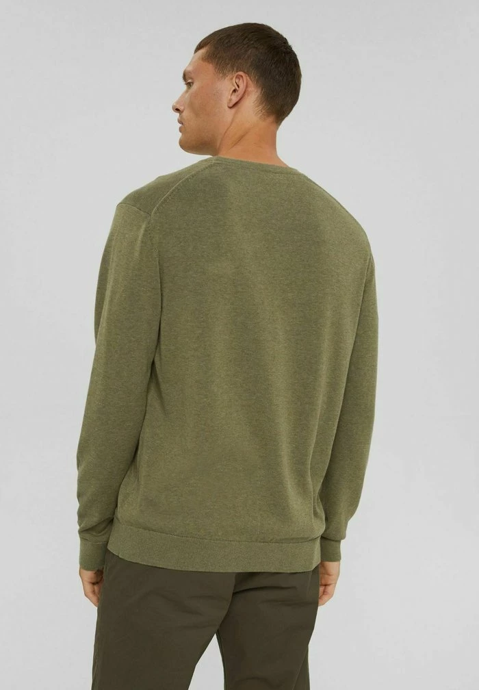 Esprit RUNDHALS - Jumper - Pale Khaki - Image 3