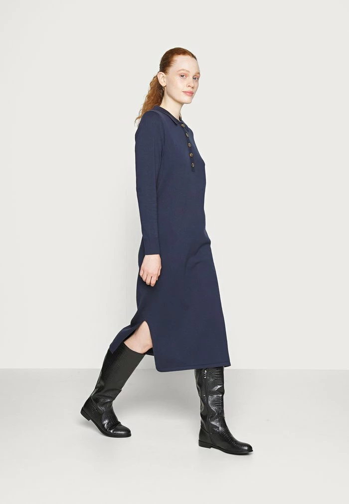 Esprit POLONECK - Jumper Dress - Navy - Image 4
