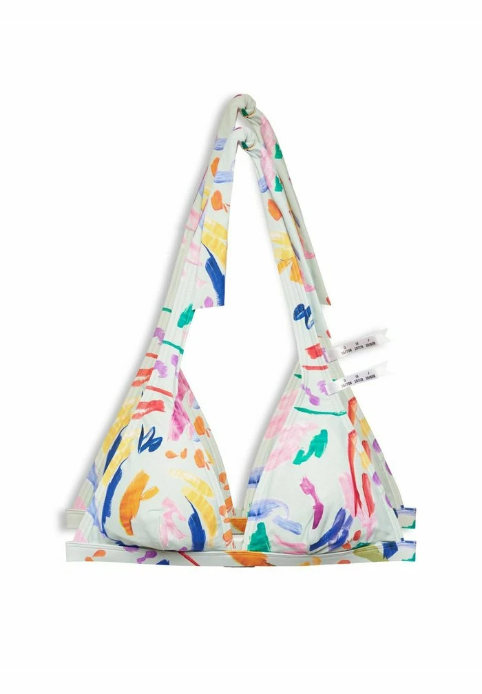 Esprit GEMUSTERTES NECKHOLDER - Bikini Top - Light Aqua Green - Image 5