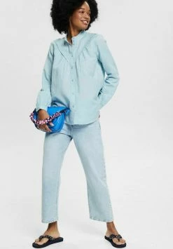 Esprit Button-down Blouse - Grey Blue