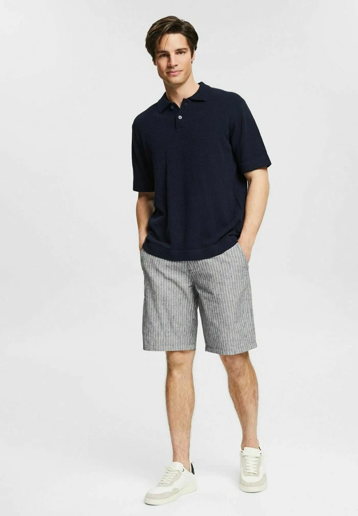 Esprit NADELSTREIFEN - Shorts - Navy