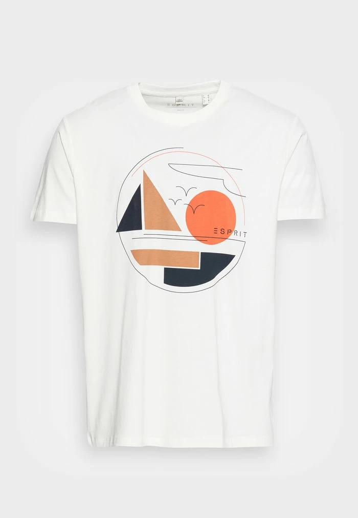 Esprit SUS AW CN SS - Print T-shirt - Off White - Image 4