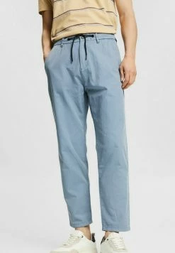 Esprit MIT KORDELZUGBUND - Trousers - Blue