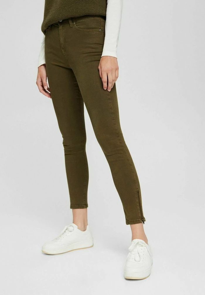 Esprit Trousers - Dark Khaki