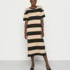 Esprit DRESS STRIPE - Jersey Dress - Black