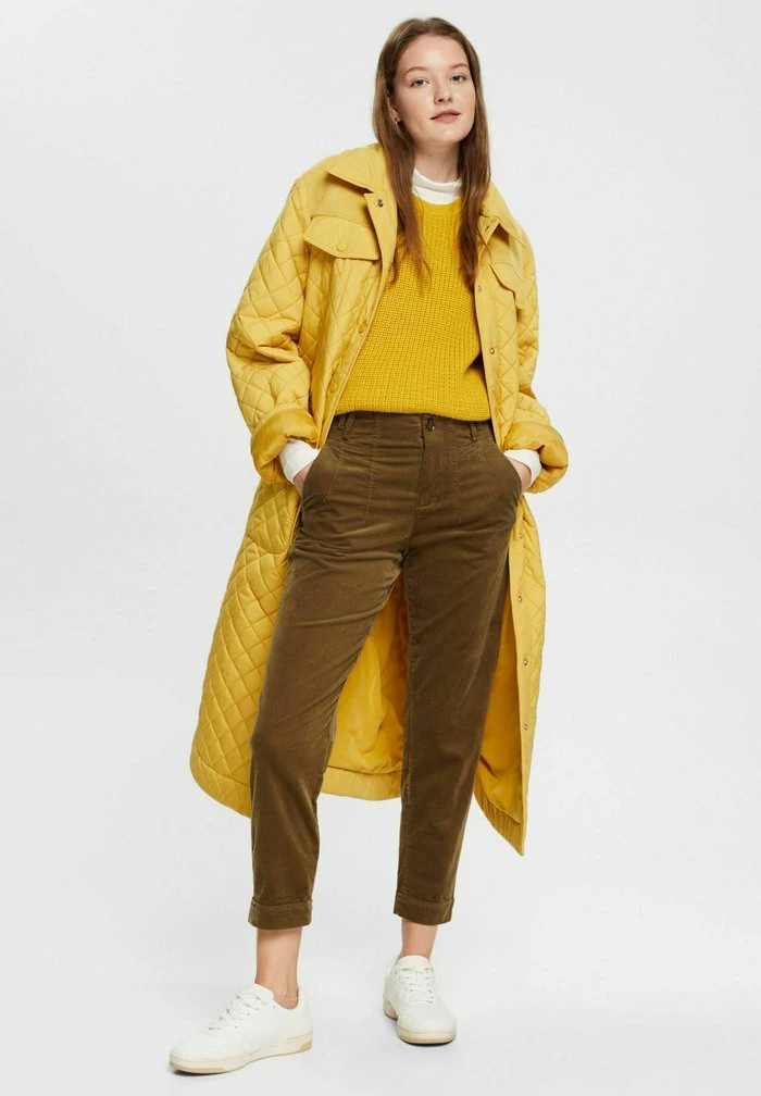 Esprit STIL - Trousers - Dark Khaki - Image 6