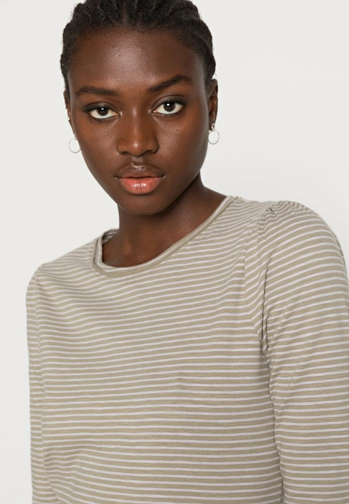 Esprit T LSLV SLUB STR - Long Sleeved Top - Pale Khaki - Image 5