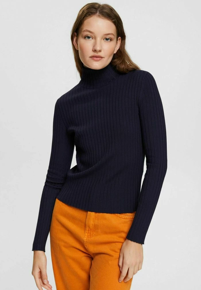 Esprit Jumper - Mottled Dark Blue