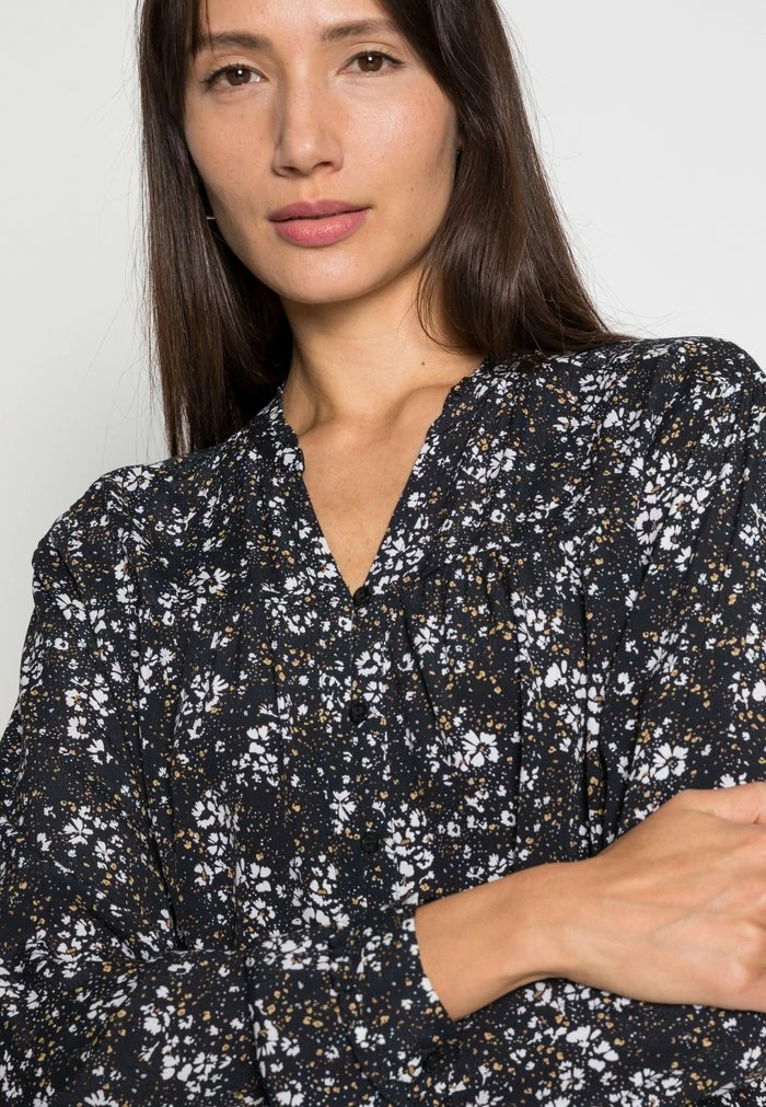 Esprit SOFT BLOUSE - Long Sleeved Top - Black - Image 5