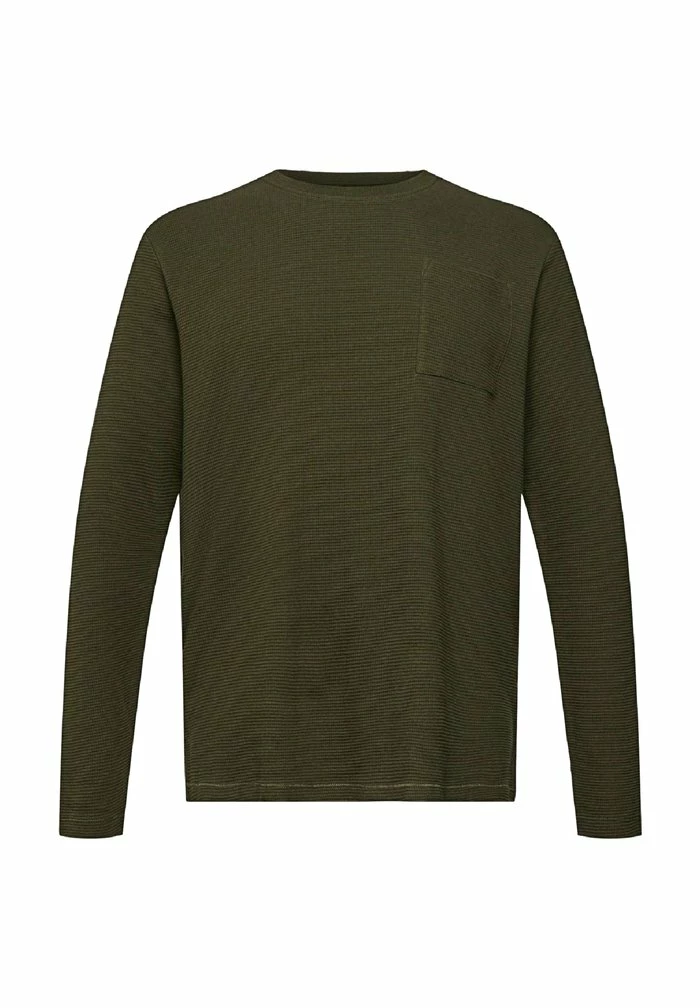 Esprit REGULAR FIT - Long Sleeved Top - Dark Khaki - Image 6