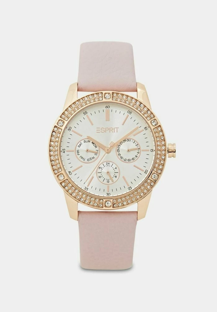 Esprit CHRONOGRAPH MIT ZIRKONIASTEINEN - Chronograph Watch - Pink - Image 4