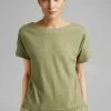 Esprit Basic T-shirt - Light Khaki