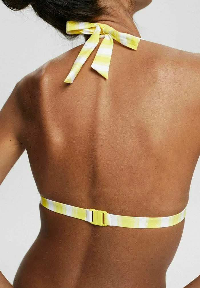 Esprit STREIFENMUSTER - Bikini Top - Bright Yellow - Image 3