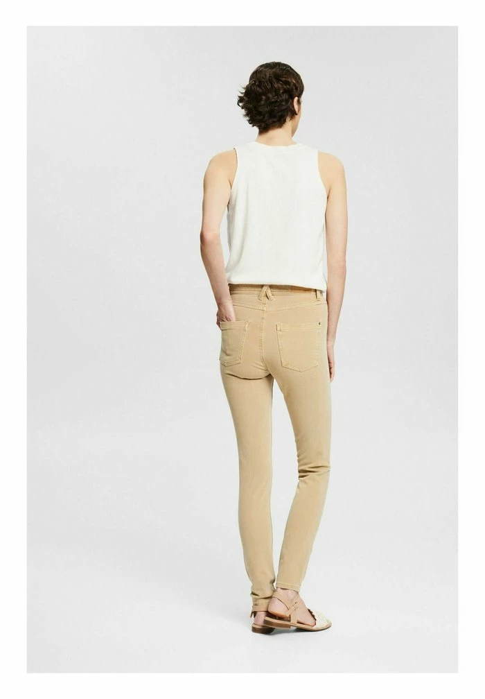Esprit HIGH RISE - Slim Fit Jeans - Sand - Image 3