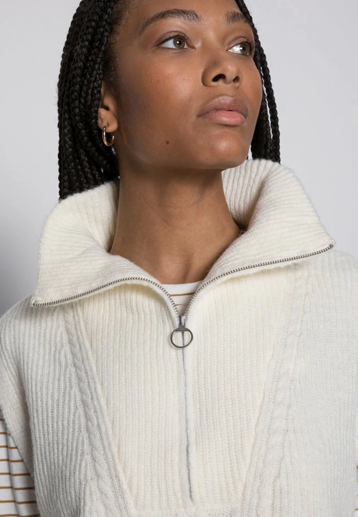 Esprit VEST - Jumper - Off White - Image 5