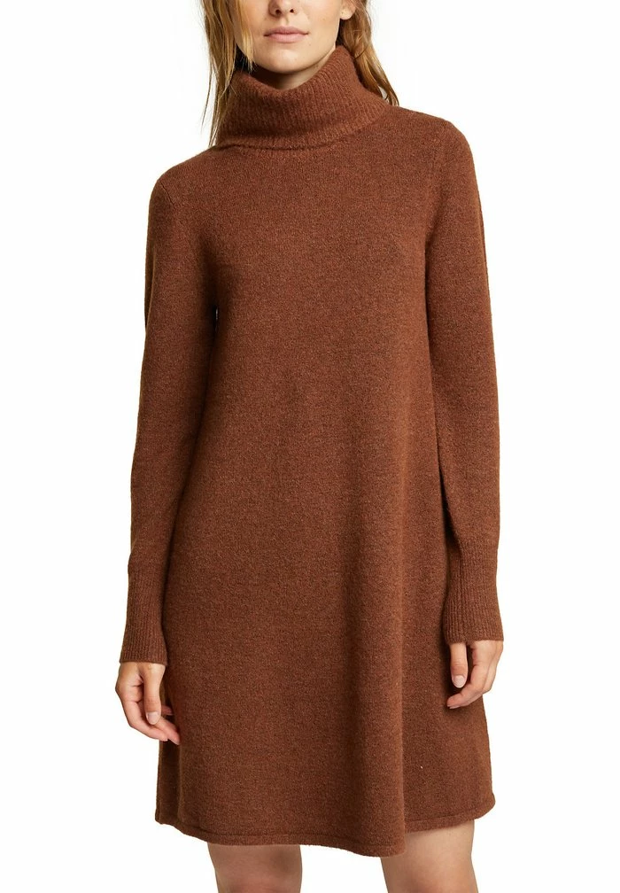 Esprit Jumper Dress - Brown 4 Esprit Jumper Dress - Brown - Image 4