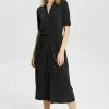 Esprit MIT KORDELZUG - Shirt Dress - Black