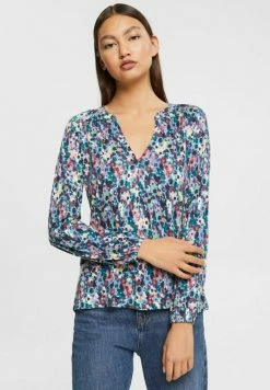 Esprit Long Sleeved Top - Teal Blue