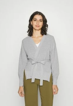Esprit CARDI BOWTI - Cardigan - Light Grey