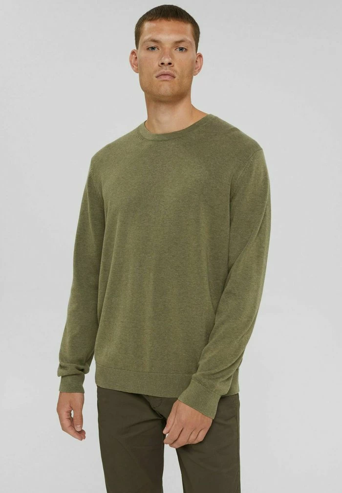 Esprit RUNDHALS - Jumper - Pale Khaki