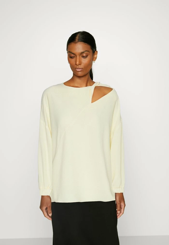 Esprit TWIST CUTOUT - Blouse - Ice