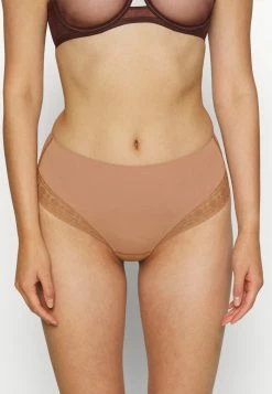Esprit SOFT SHAPING PAR HIGH WAIST - Pants - Cinnamon