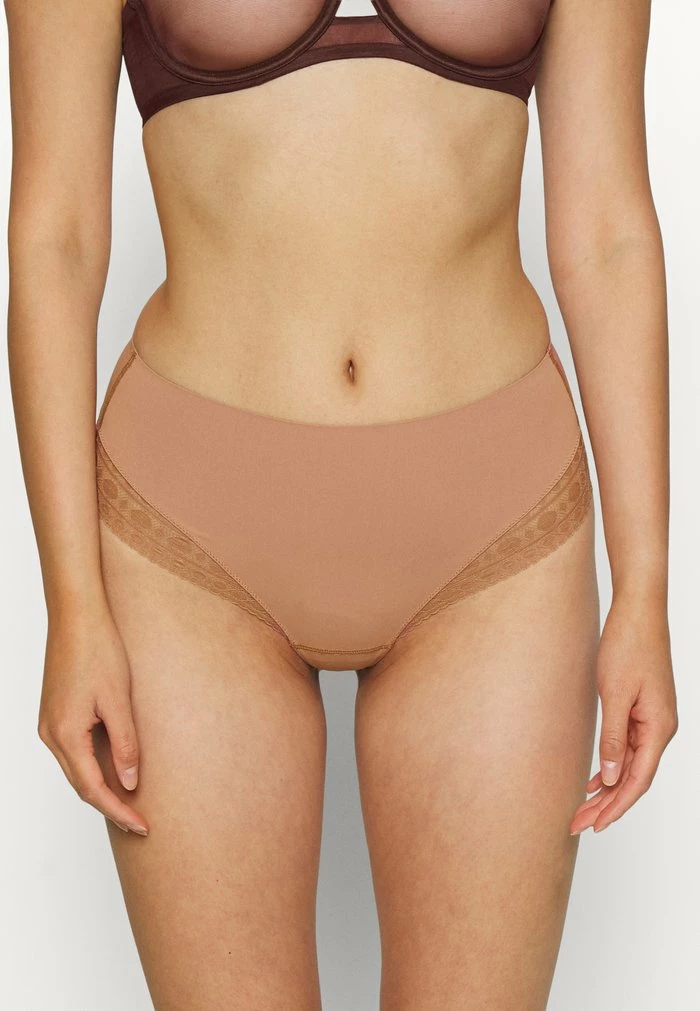 Esprit SOFT SHAPING PAR HIGH WAIST - Pants - Cinnamon