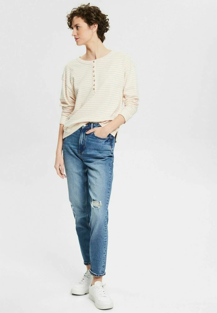 Esprit LONGSLEEVE - Long Sleeved Top - Nude - Image 2