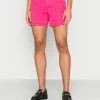 Esprit Denim Shorts - Pink Fuchsia